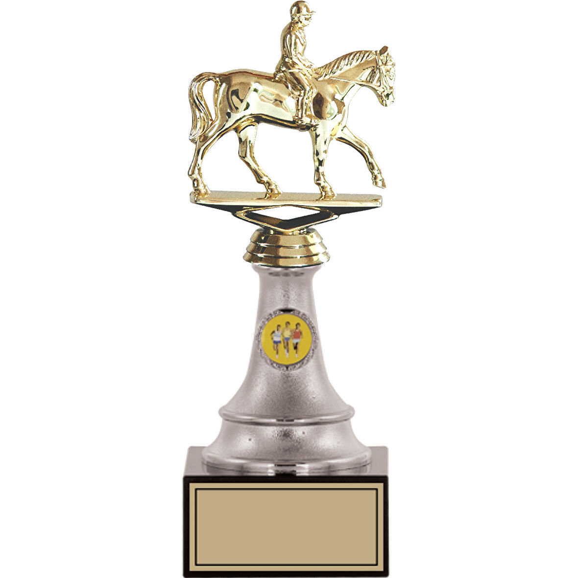 ODAK KUPA - Figürlü Kupalar - At / Binici Figürlü Kupalar FG-010 A - 27 cm