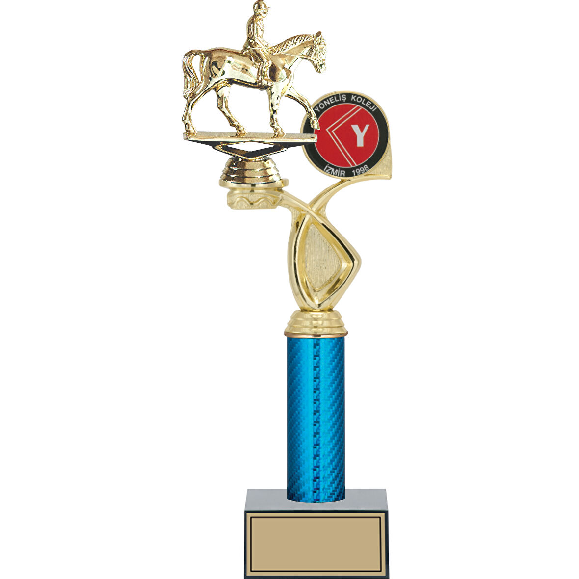 ODAK KUPA - Figürlü Kupalar - At / Binici Figürlü Kupalar FG-017 A - 39 cm