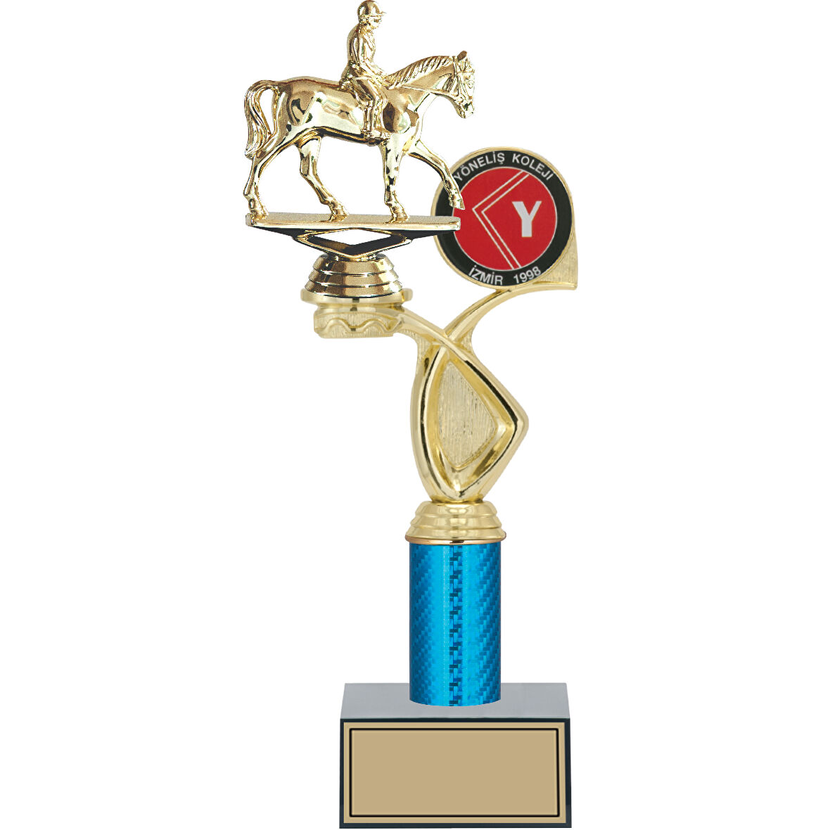 ODAK KUPA - Figürlü Kupalar - At / Binici Figürlü Kupalar FG-017 C - 34 cm