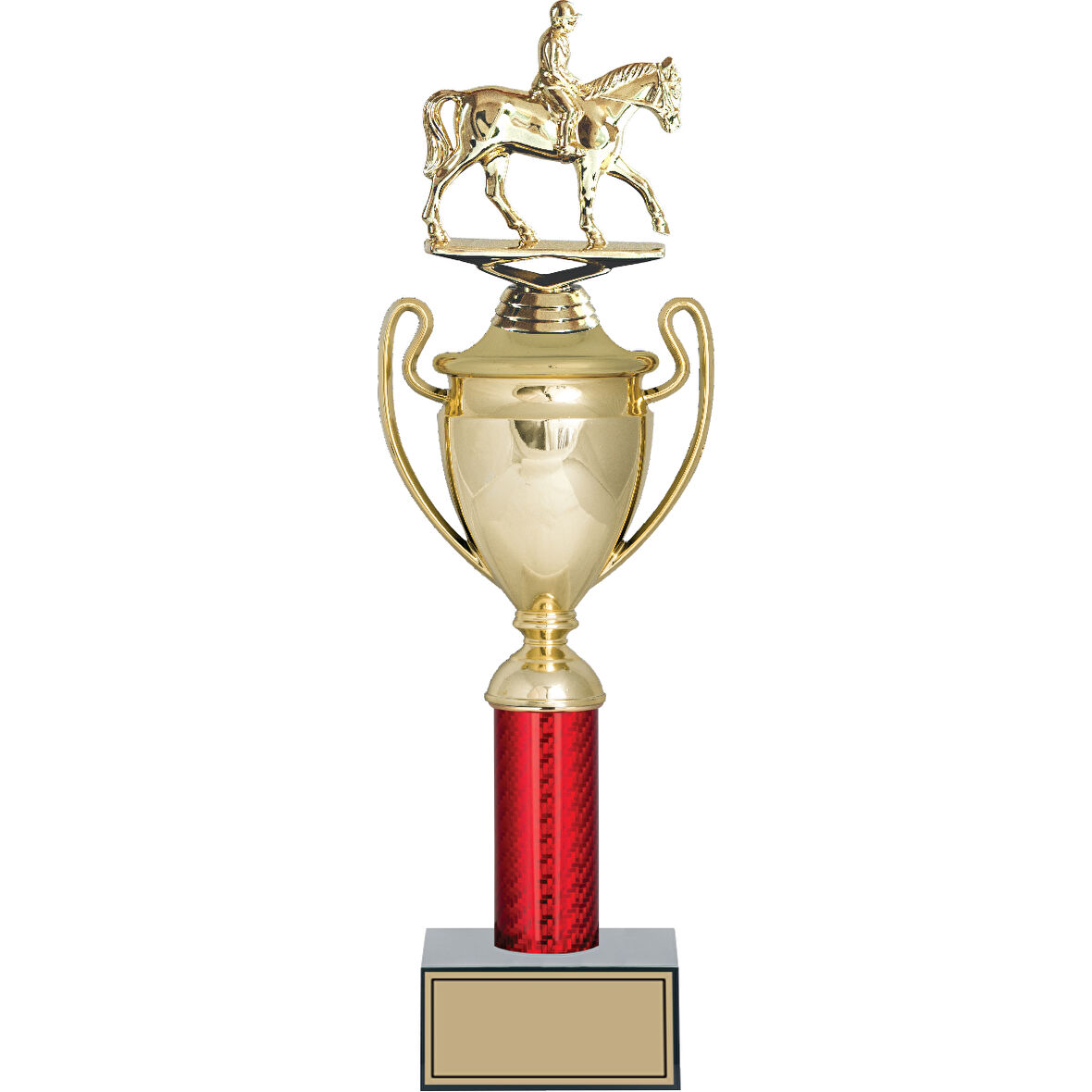ODAK KUPA - Figürlü Kupalar - At / Binici Figürlü Kupalar FG-020 B - 41 cm