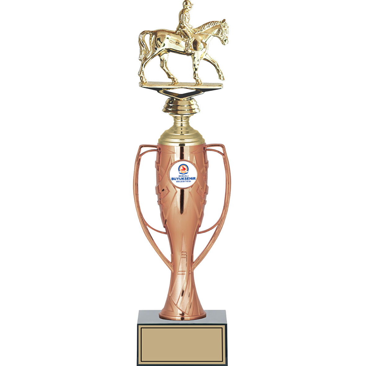 ODAK KUPA - Figürlü Kupalar - At / Binici Figürlü Kupalar FG-025 C - 36 cm