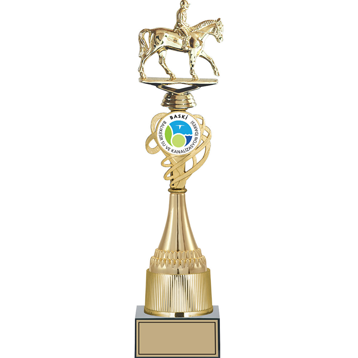 ODAK KUPA - Figürlü Kupalar - At / Binici Figürlü Kupalar FG-033 A - 42 cm