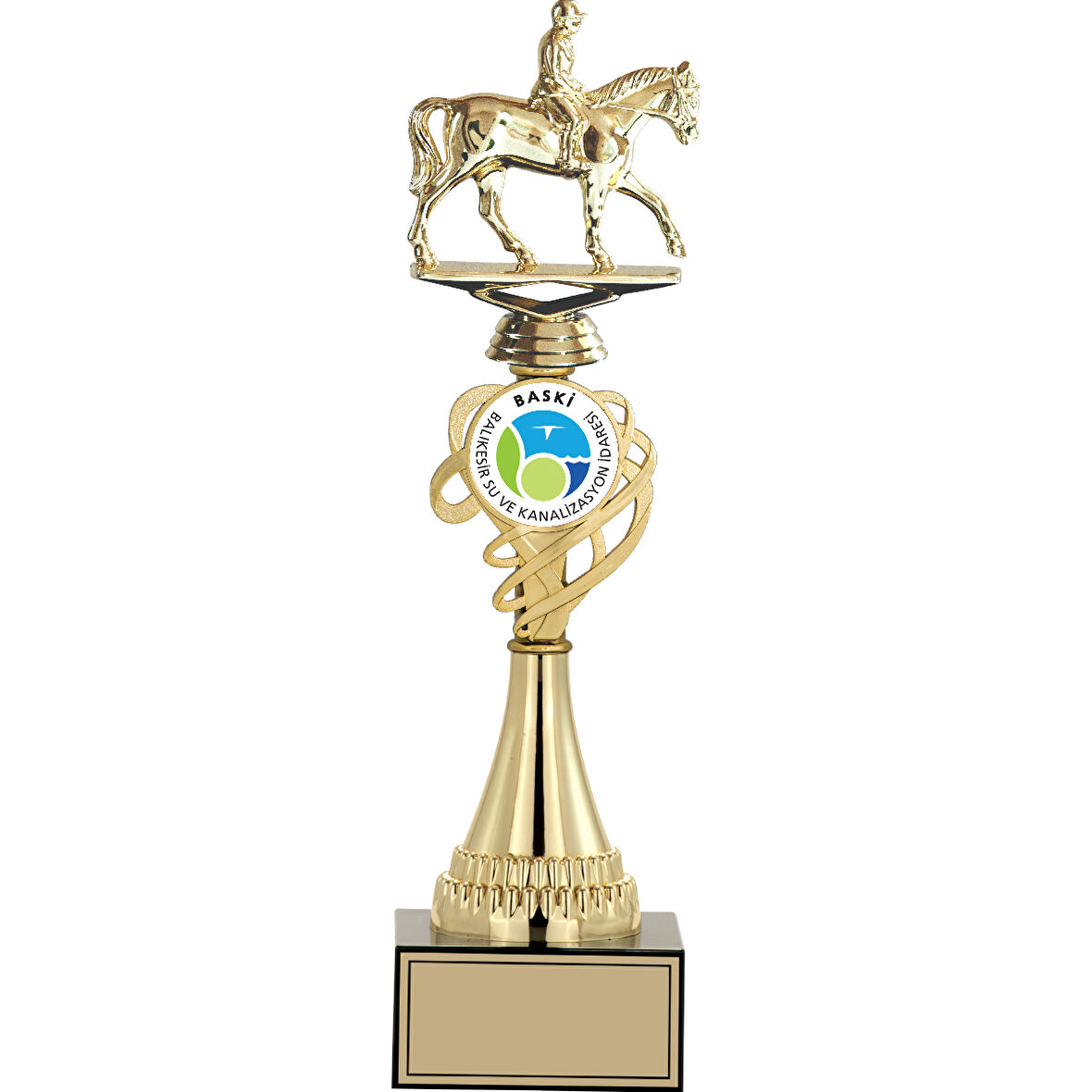 ODAK KUPA - Figürlü Kupalar - At / Binici Figürlü Kupalar FG-034 A - 37 cm