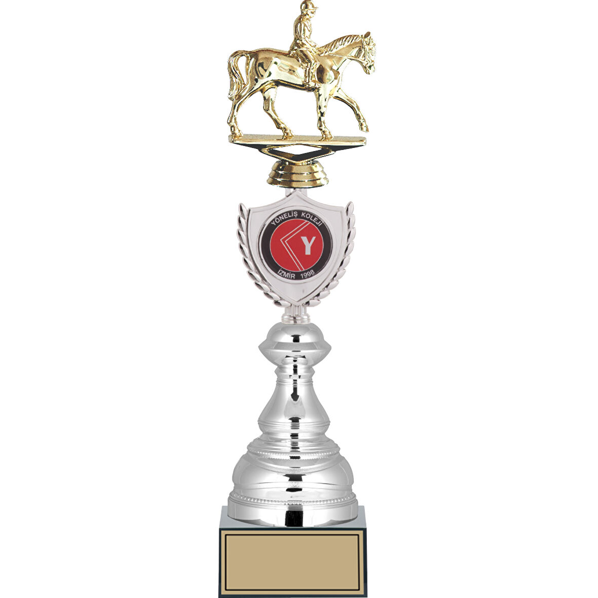 ODAK KUPA - Figürlü Kupalar - At / Binici Figürlü Kupalar FG-035 A - 41 cm