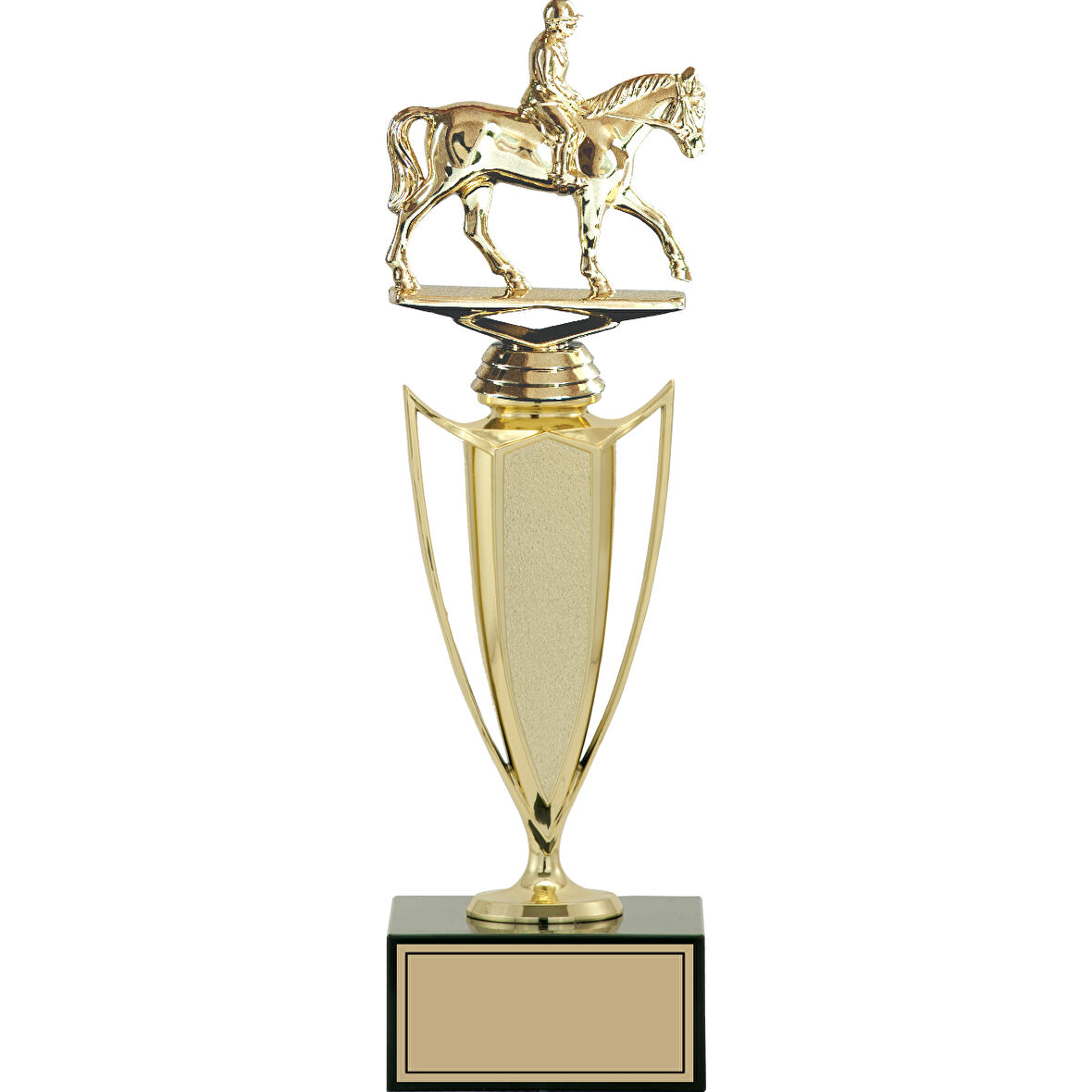ODAK KUPA - Figürlü Kupalar - At / Binici Figürlü Kupalar FG-039 A - 34 cm