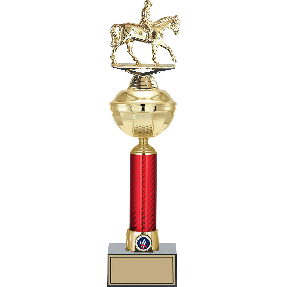 ODAK KUPA - Figürlü Kupalar - At / Binici Figürlü Kupalar FG-053 A - 45 cm
