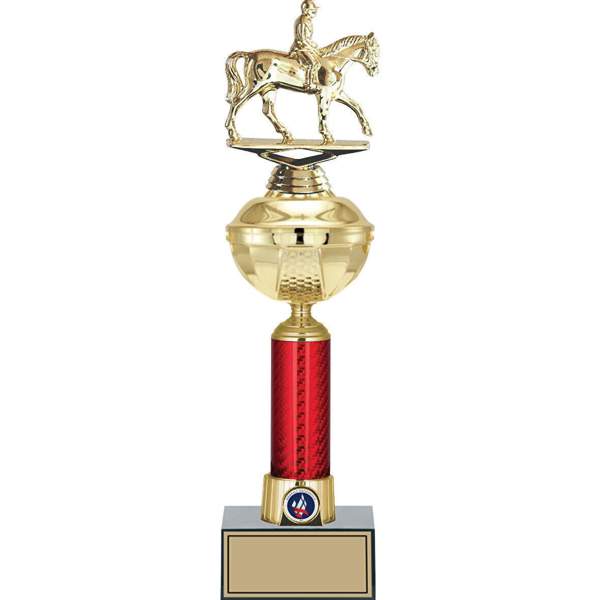 ODAK KUPA - Figürlü Kupalar - At / Binici Figürlü Kupalar FG-053 B - 42 cm