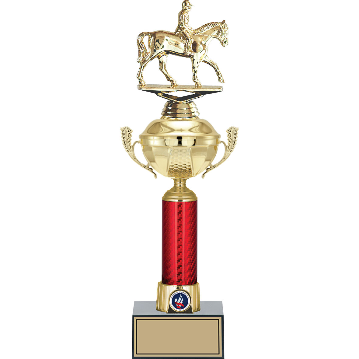 ODAK KUPA - Figürlü Kupalar - At / Binici Figürlü Kupalar FG-054 B - 42 cm