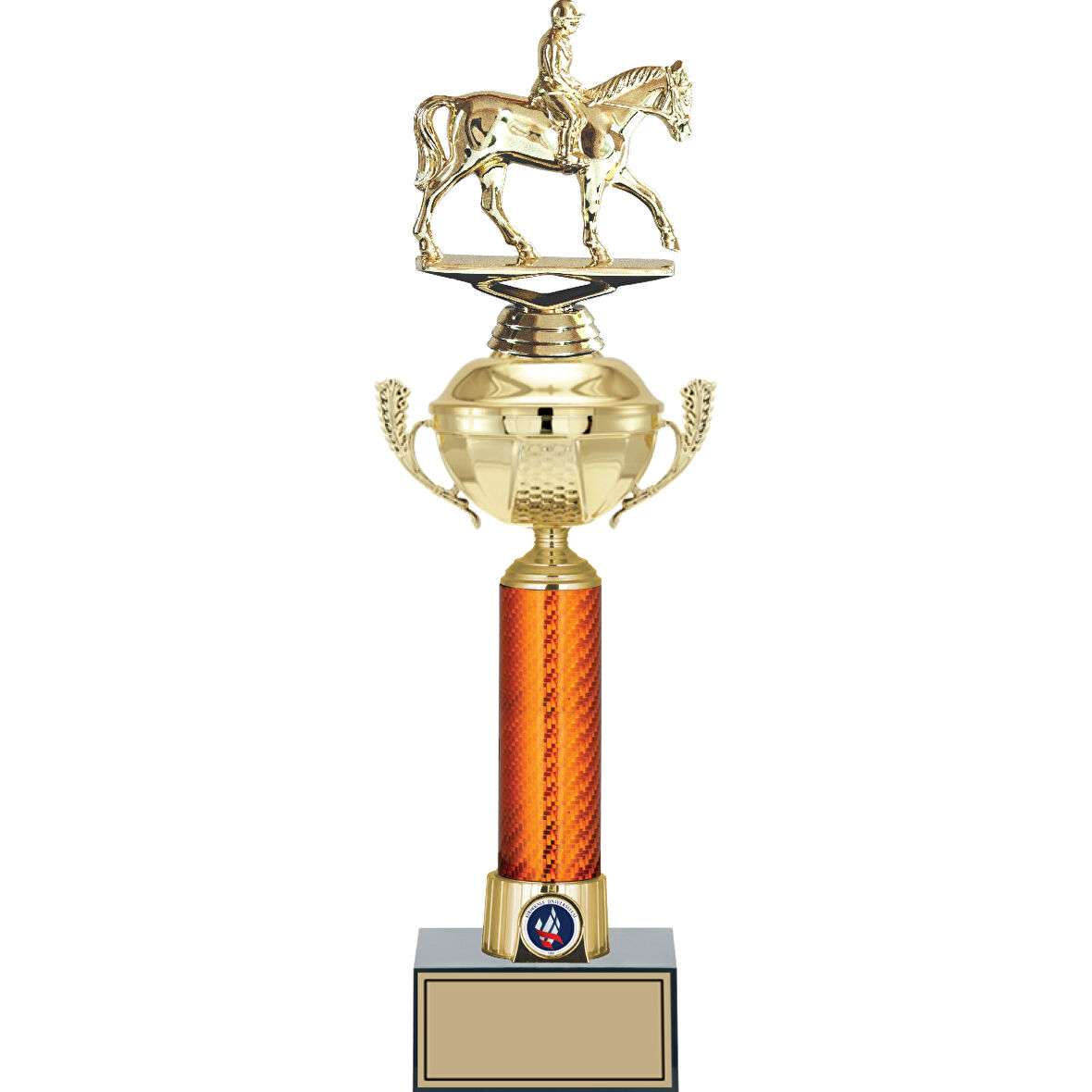 ODAK KUPA - Figürlü Kupalar - At / Binici Figürlü Kupalar FG-056 A - 45 cm