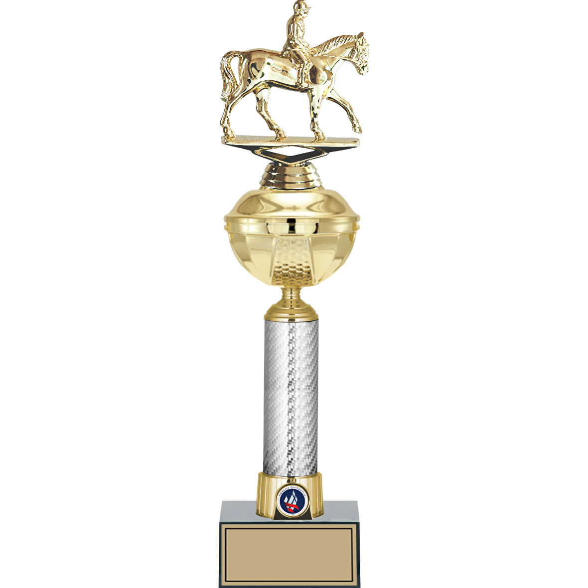 ODAK KUPA - Figürlü Kupalar - At / Binici Figürlü Kupalar FG-057 A - 45 cm