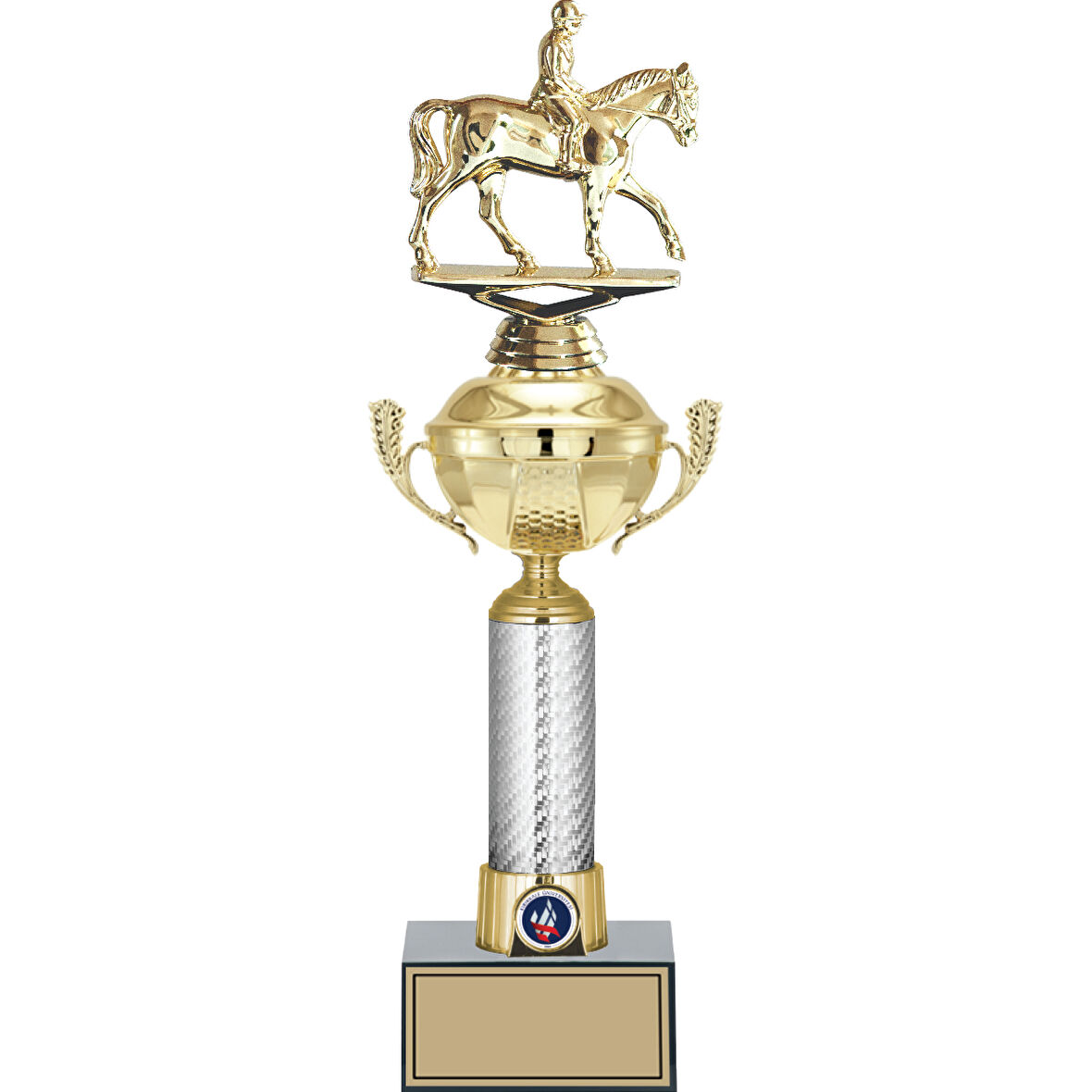 ODAK KUPA - Figürlü Kupalar - At / Binici Figürlü Kupalar FG-058 B - 42 cm