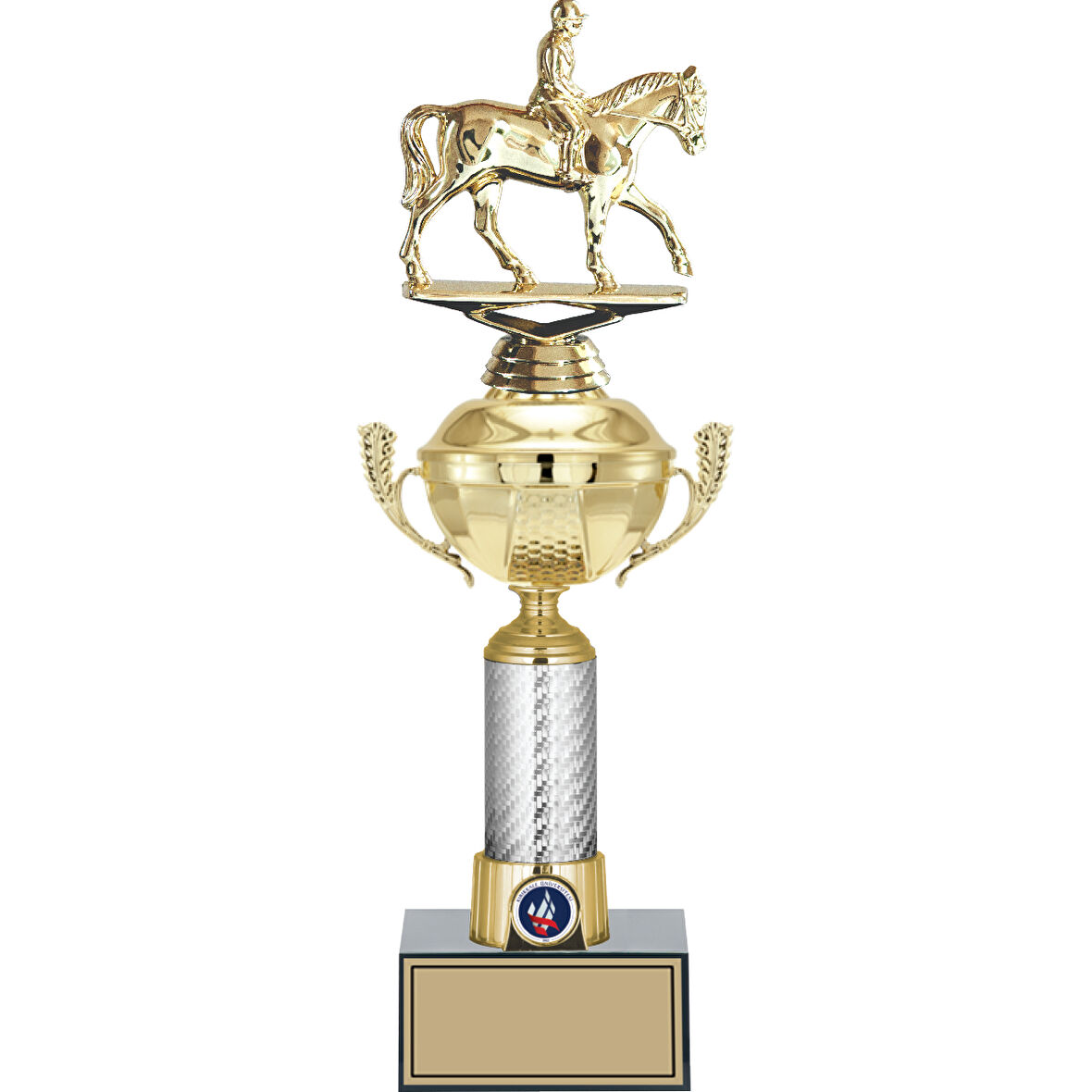 ODAK KUPA - Figürlü Kupalar - At / Binici Figürlü Kupalar FG-058 C - 40 cm