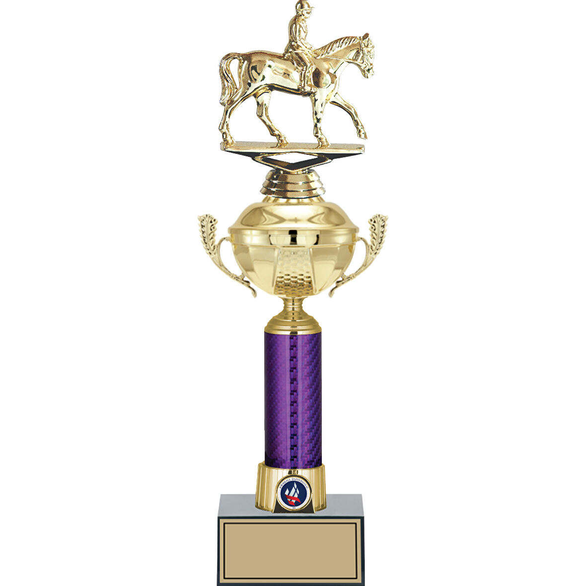 ODAK KUPA - Figürlü Kupalar - At / Binici Figürlü Kupalar FG-060 B - 42 cm
