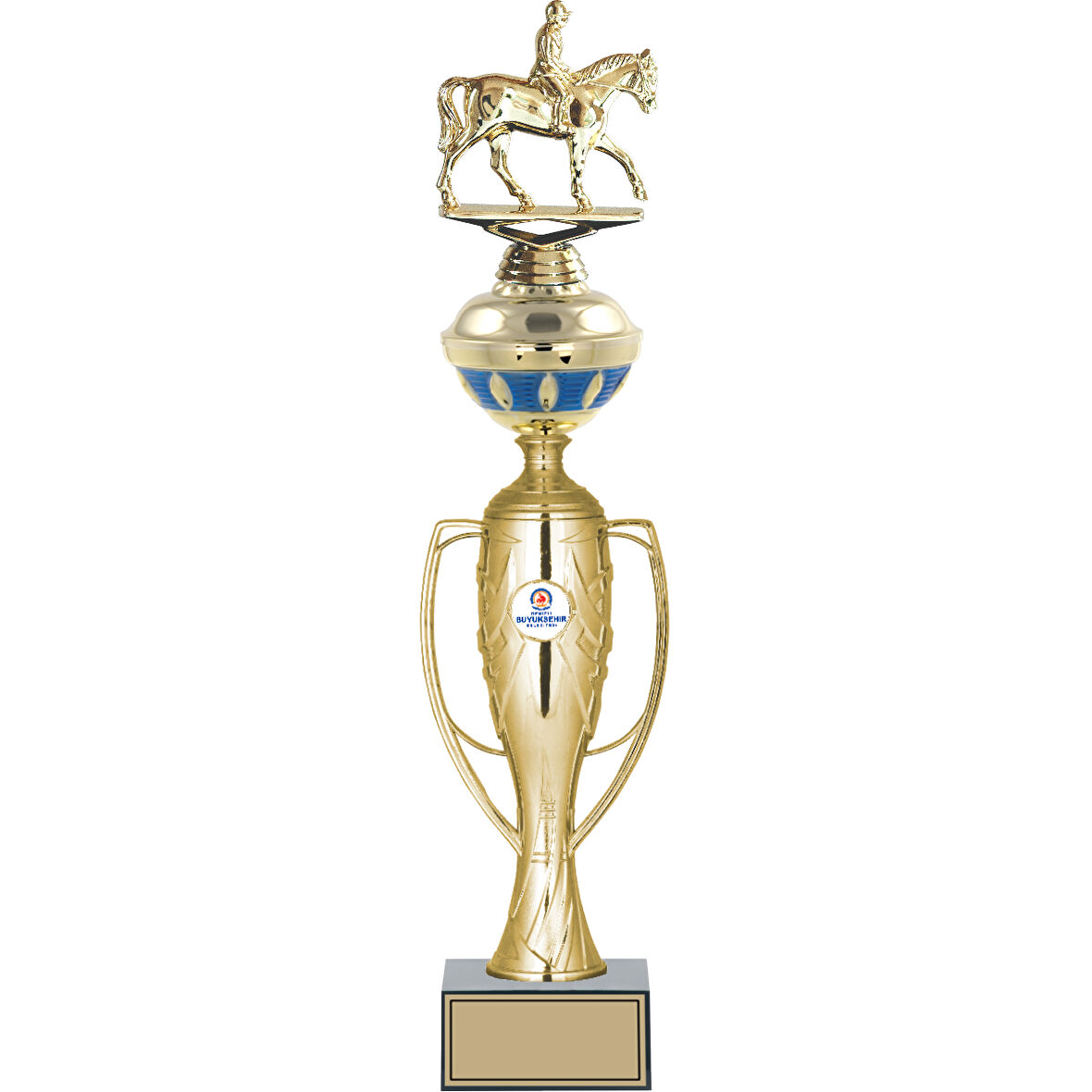 ODAK KUPA - Figürlü Kupalar - At / Binici Figürlü Kupalar FG-074 B - 49 cm