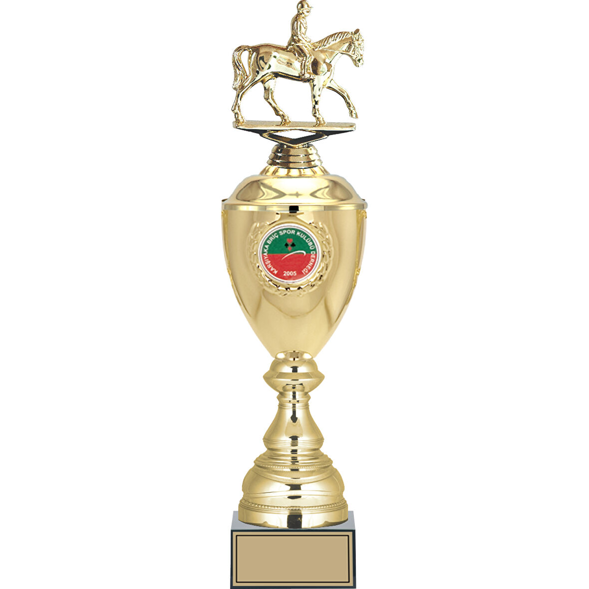 ODAK KUPA - Figürlü Kupalar - At / Binici Figürlü Kupalar FG-079 A - 49 cm