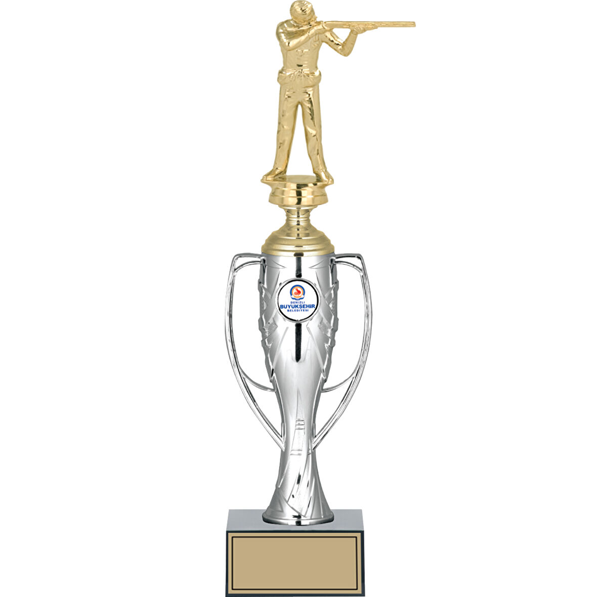 ODAK KUPA - Figürlü Kupalar - Atıcı Figürlü Kupalar FG-025 B - 38 cm