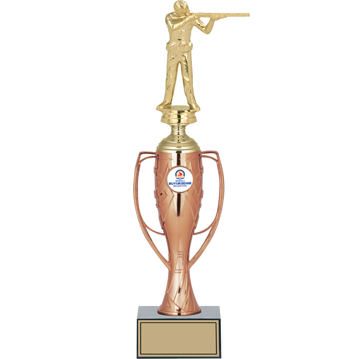 ODAK KUPA - Figürlü Kupalar - Atıcı Figürlü Kupalar FG-025 C - 38 cm