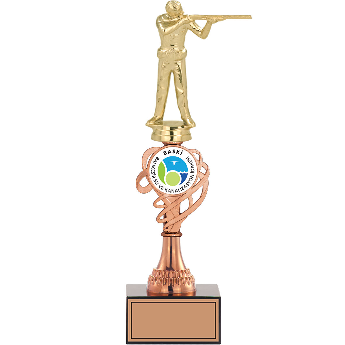 ODAK KUPA - Figürlü Kupalar - Atıcı Figürlü Kupalar FG-034 C - 34 cm