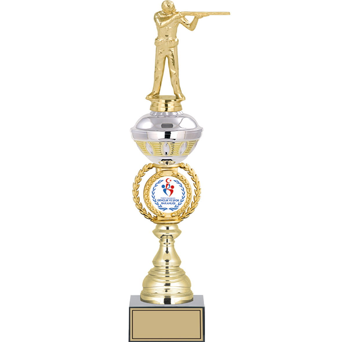 ODAK KUPA - Figürlü Kupalar - Atıcı Figürlü Kupalar FG-066 C - 45 cm