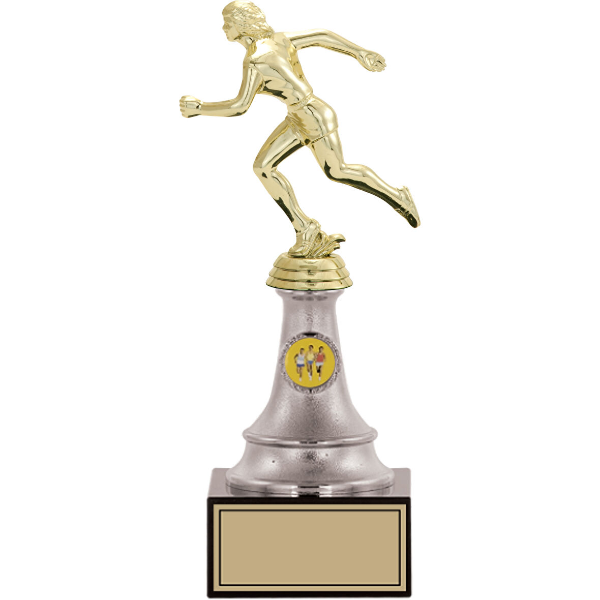 ODAK KUPA - Figürlü Kupalar - Atletizm Kadın Figürlü Kupalar FG-010 A - 28 cm