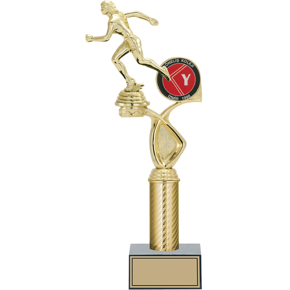 ODAK KUPA - Figürlü Kupalar - Atletizm Kadın Figürlü Kupalar FG-015 B - 38 cm