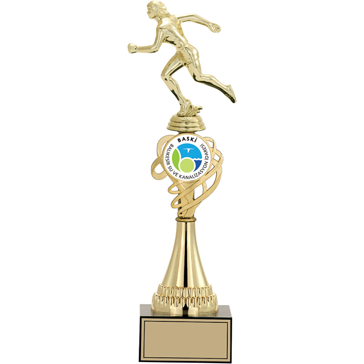ODAK KUPA - Figürlü Kupalar - Atletizm Kadın Figürlü Kupalar FG-034 A - 39 cm