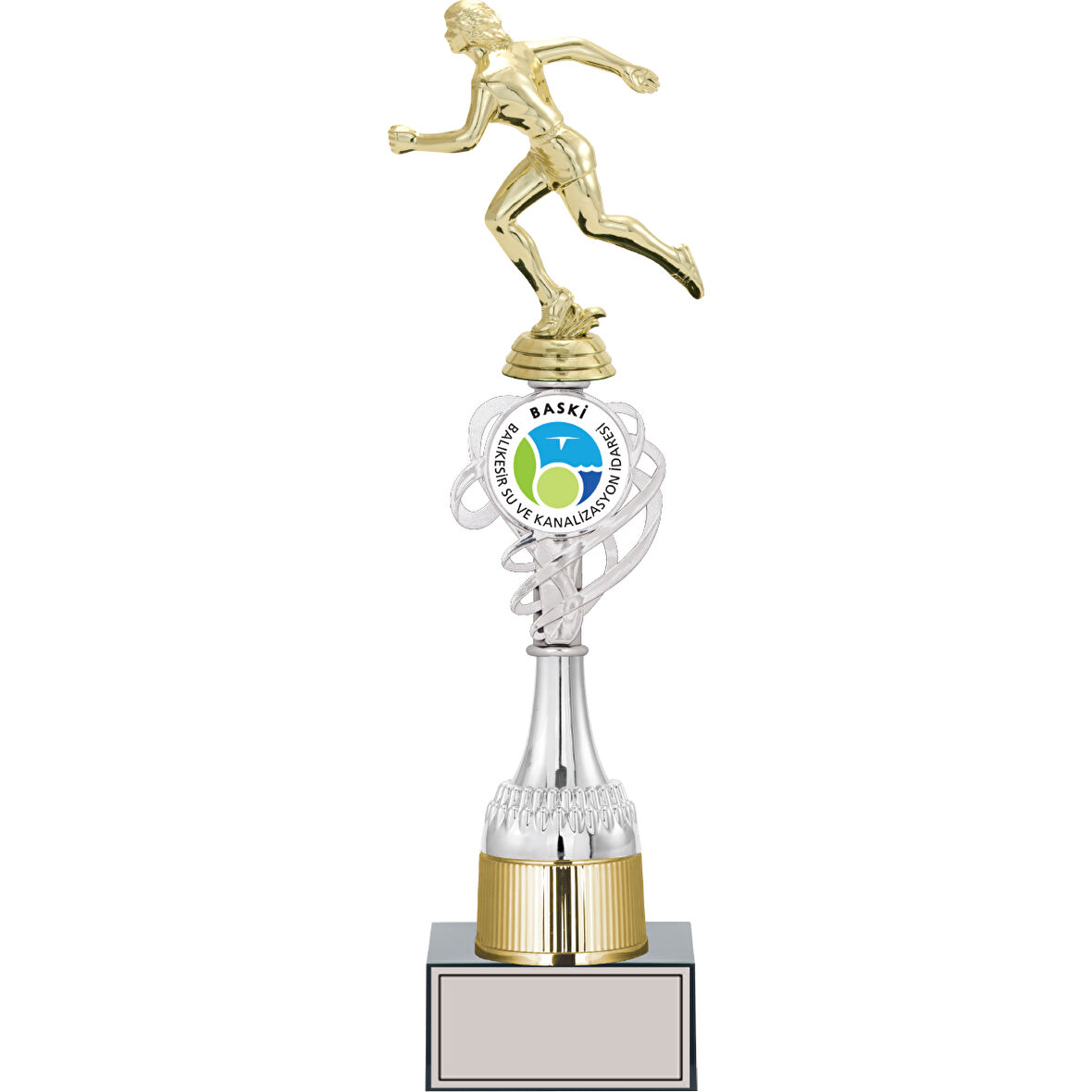 ODAK KUPA - Figürlü Kupalar - Atletizm Kadın Figürlü Kupalar FG-036 B - 41 cm