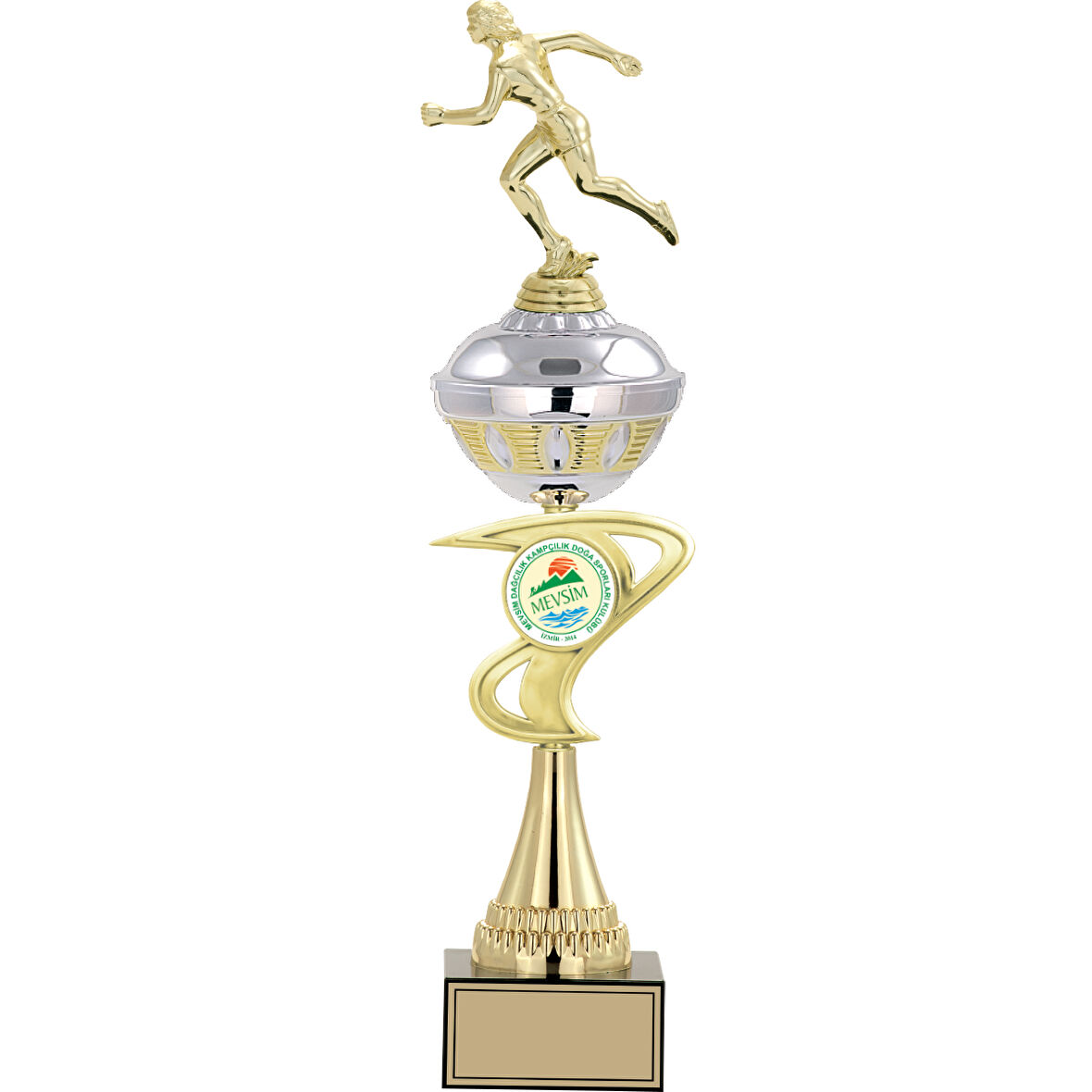 ODAK KUPA - Figürlü Kupalar - Atletizm Kadın Figürlü Kupalar FG-065 A - 50 cm