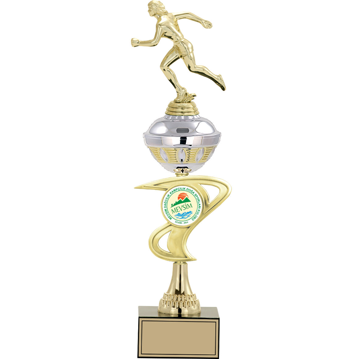 ODAK KUPA - Figürlü Kupalar - Atletizm Kadın Figürlü Kupalar FG-065 C - 45 cm
