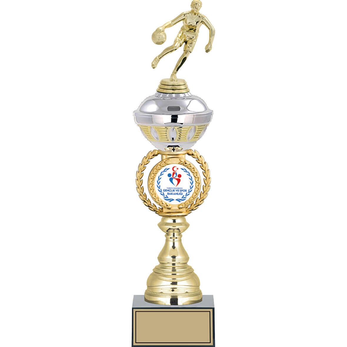 ODAK KUPA - Figürlü Kupalar - Basketbol Erkek Figürlü Kupalar FG-066 C - 44 cm