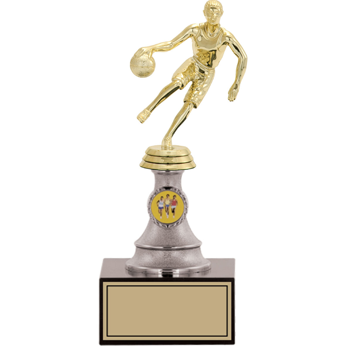 ODAK KUPA - Figürlü Kupalar - Basketbol Kadın Figürlü Kupalar FG-010 C - 25 cm