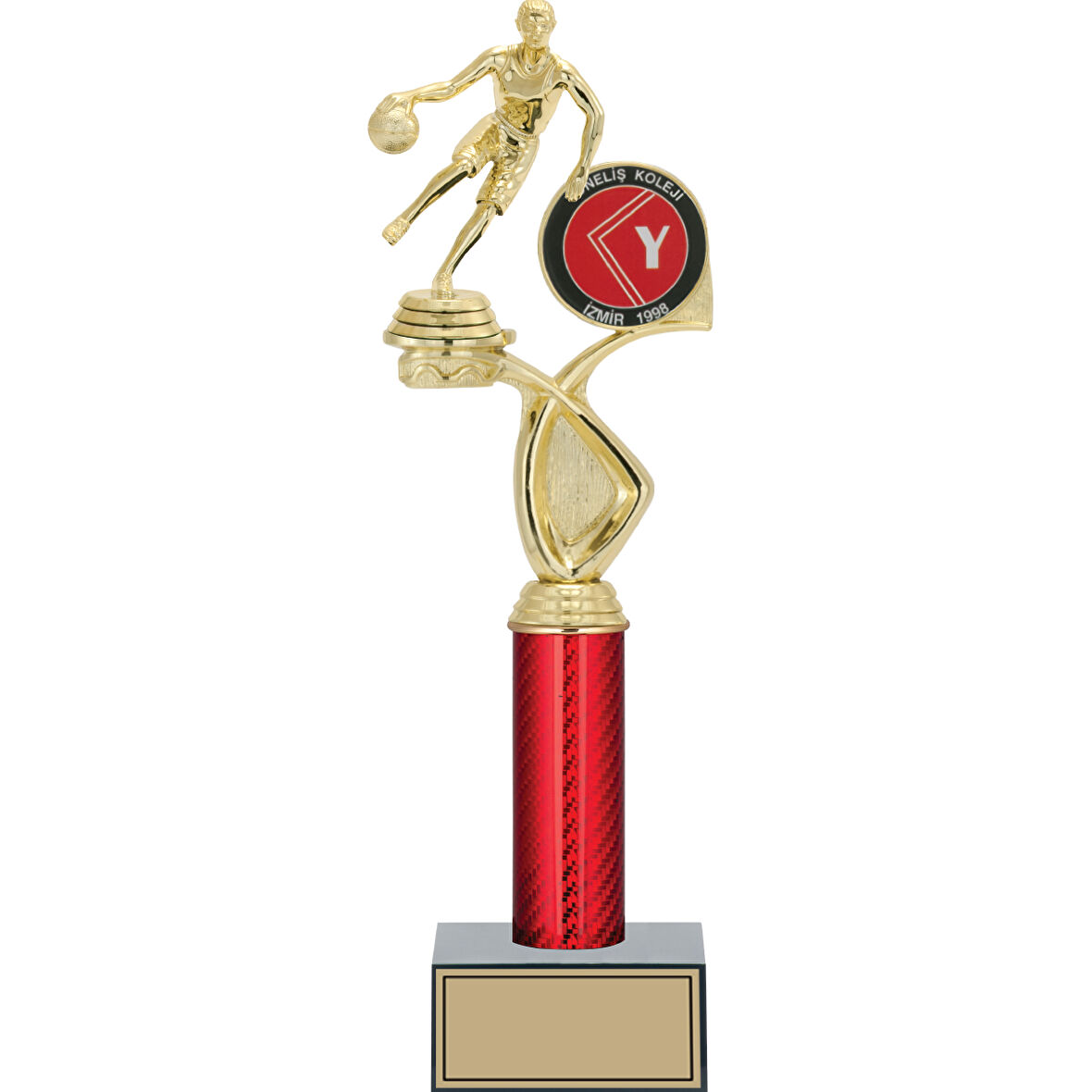ODAK KUPA - Figürlü Kupalar - Basketbol Kadın Figürlü Kupalar FG-016 A - 39 cm