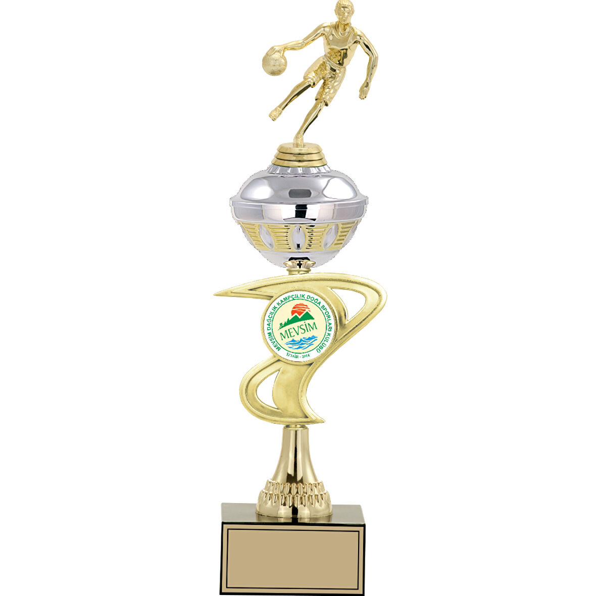 ODAK KUPA - Figürlü Kupalar - Basketbol Kadın Figürlü Kupalar FG-065 C - 43 cm