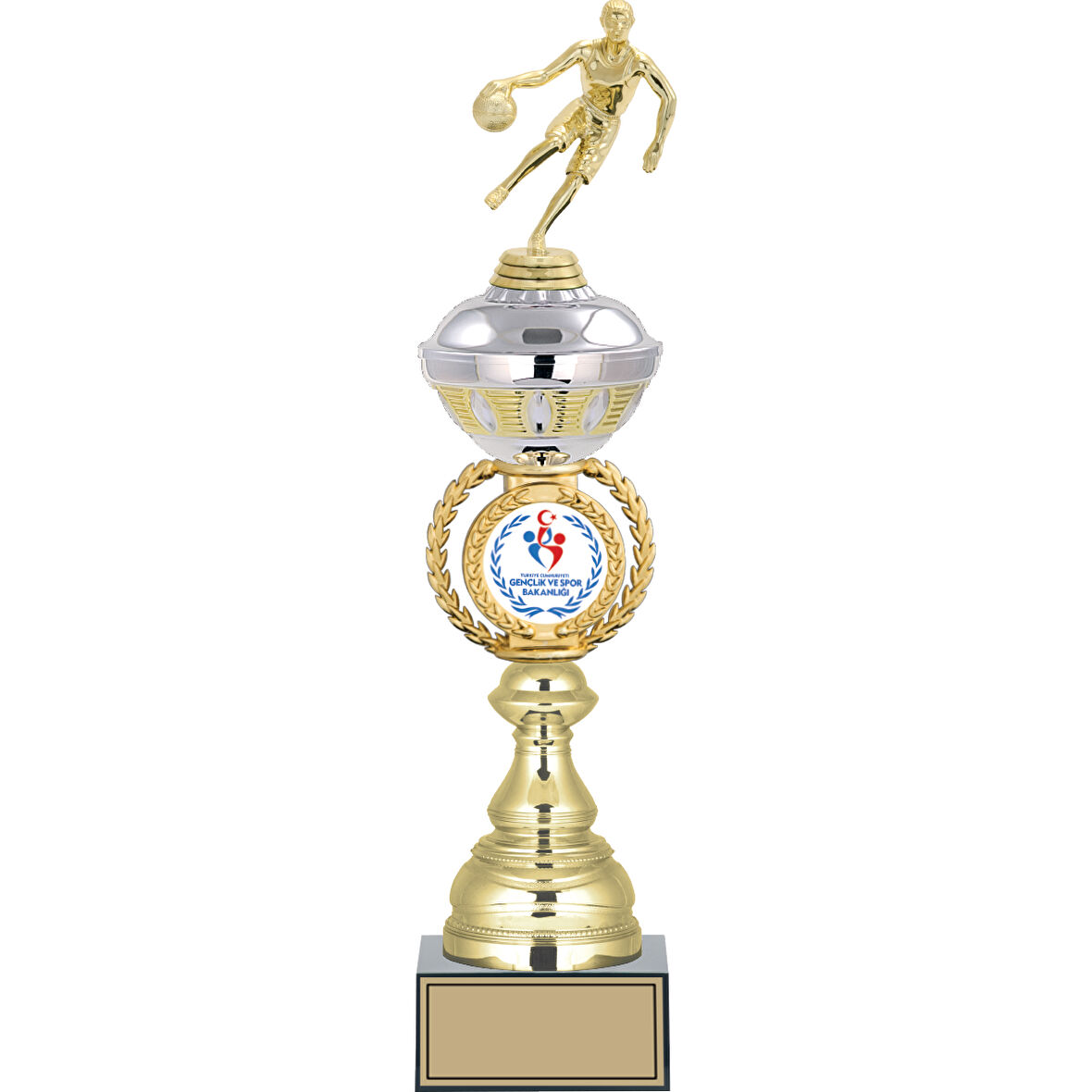 ODAK KUPA - Figürlü Kupalar - Basketbol Kadın Figürlü Kupalar FG-066 B - 45 cm