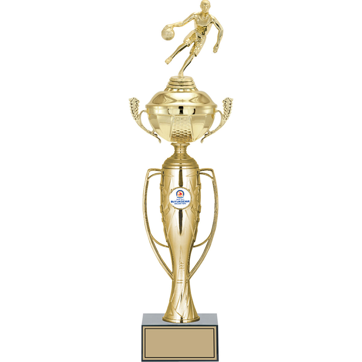 ODAK KUPA - Figürlü Kupalar - Basketbol Kadın Figürlü Kupalar FG-072 C - 47 cm