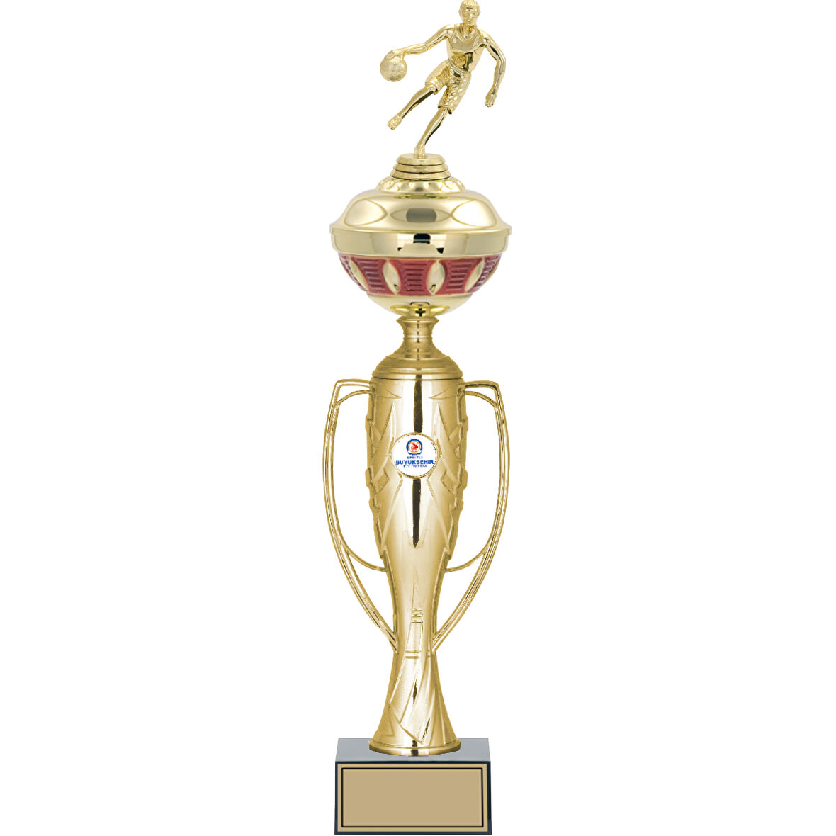 ODAK KUPA - Figürlü Kupalar - Basketbol Kadın Figürlü Kupalar FG-073 A - 53 cm