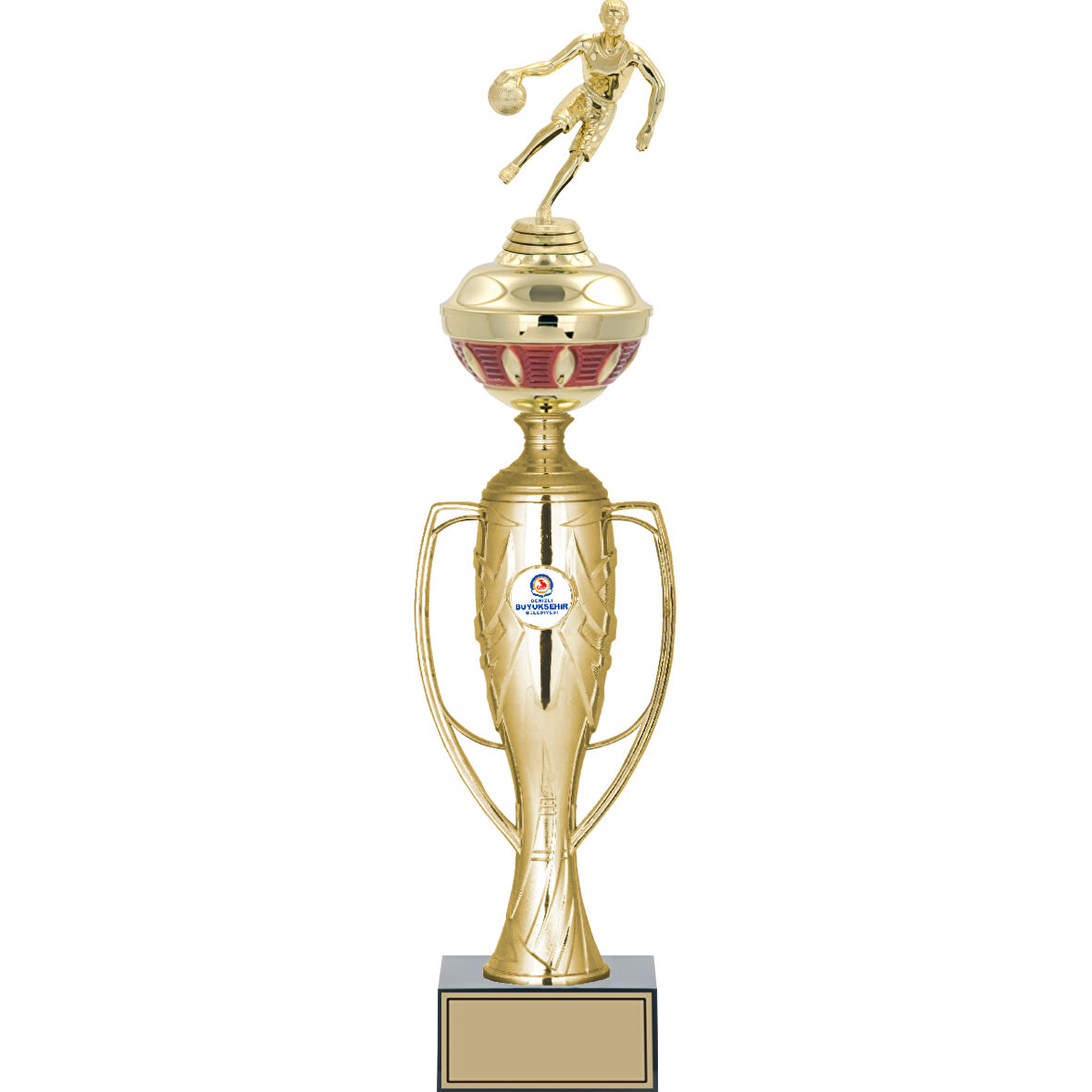 ODAK KUPA - Figürlü Kupalar - Basketbol Kadın Figürlü Kupalar FG-073 B - 49 cm