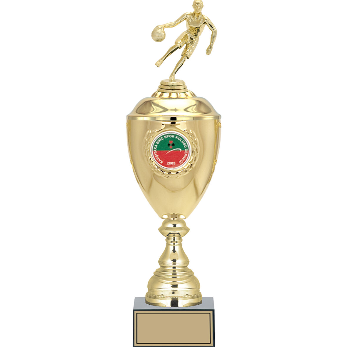 ODAK KUPA - Figürlü Kupalar - Basketbol Kadın Figürlü Kupalar FG-079 C - 46 cm