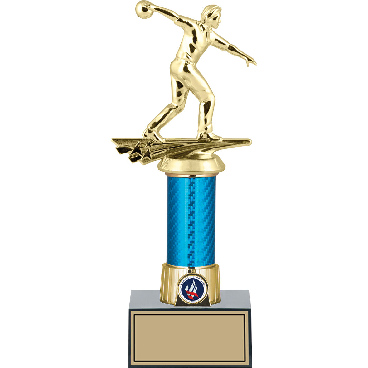 ODAK KUPA - Figürlü Kupalar - Bowling Erkek Figürlü Kupalar FG-005 B - 29 cm