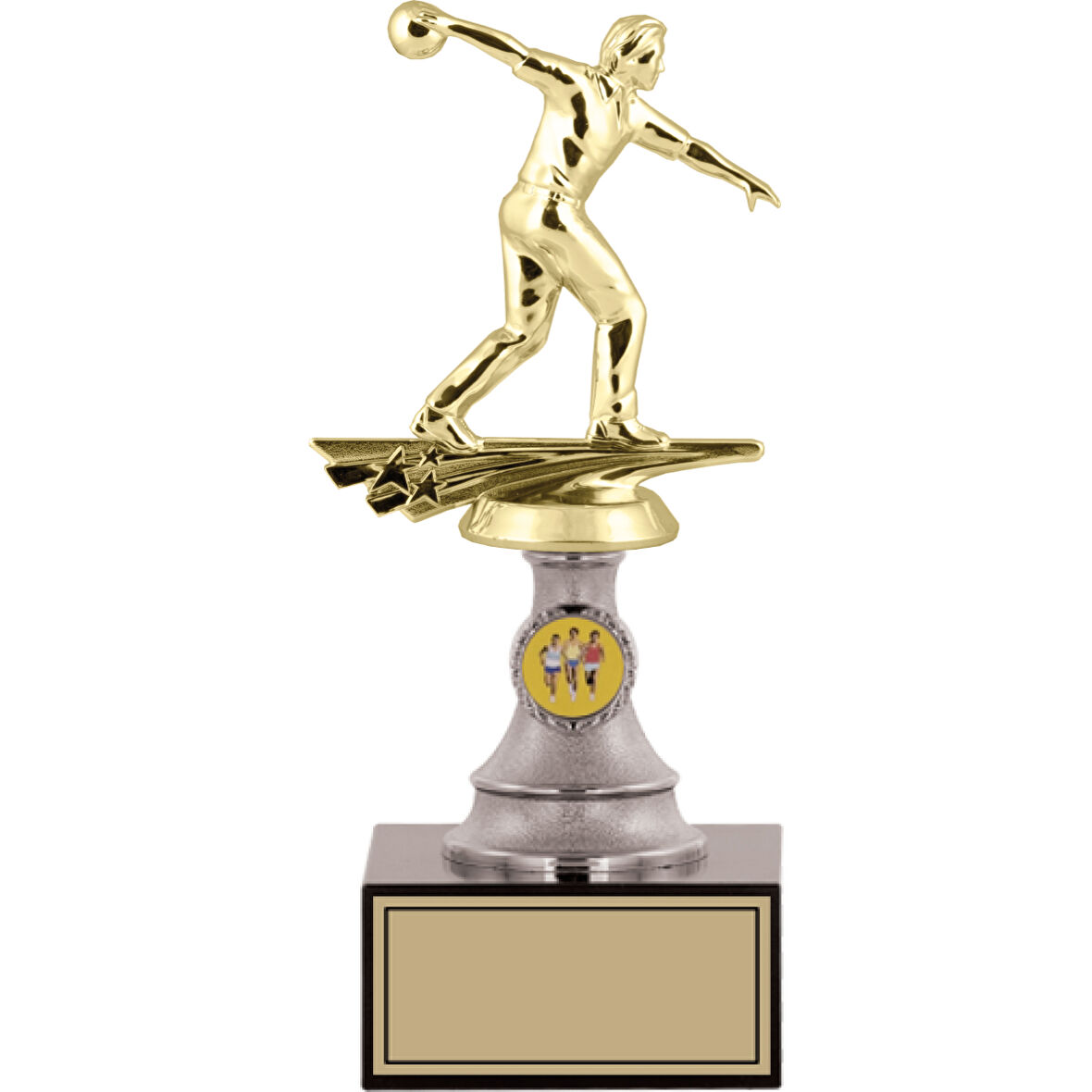 ODAK KUPA - Figürlü Kupalar - Bowling Erkek Figürlü Kupalar FG-010 C - 26 cm