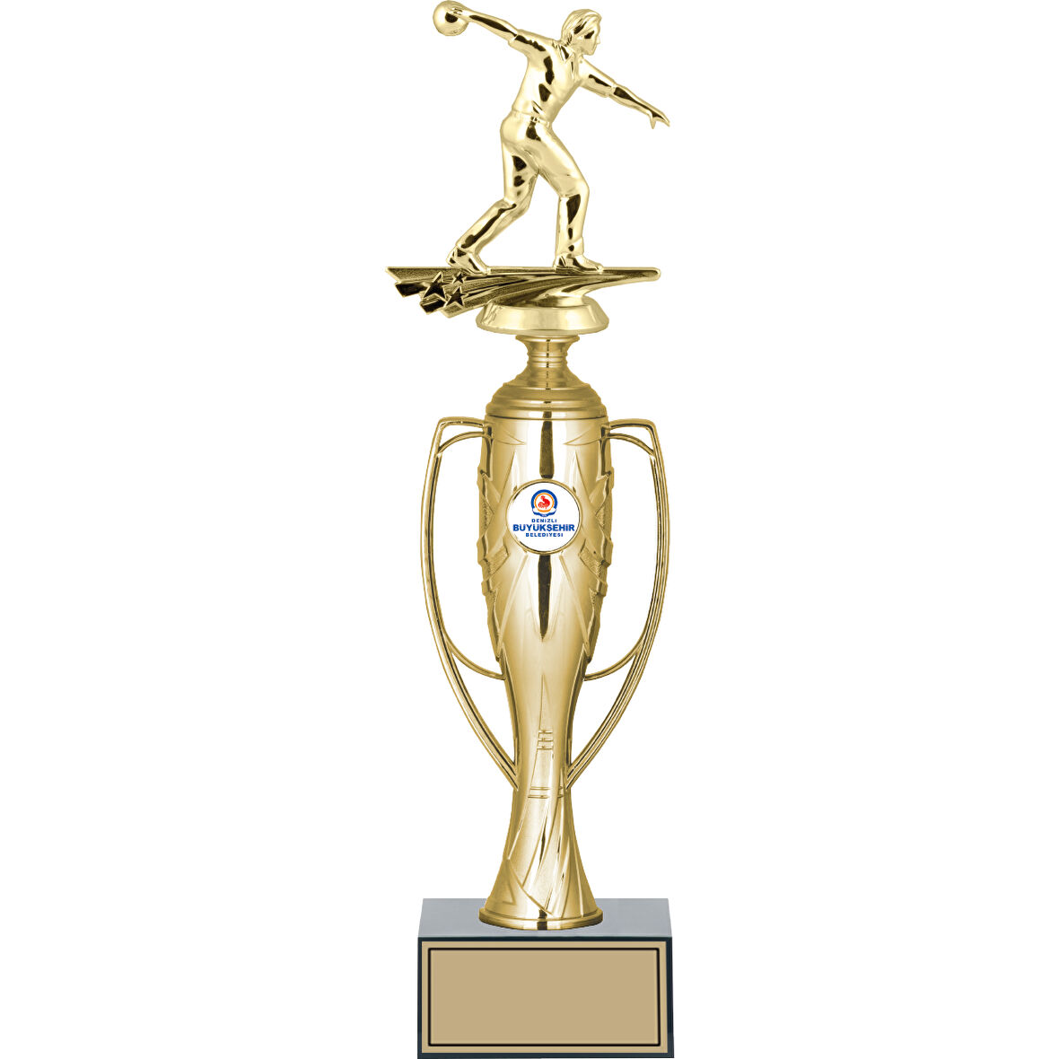 ODAK KUPA - Figürlü Kupalar - Bowling Erkek Figürlü Kupalar FG-026 C - 40 cm