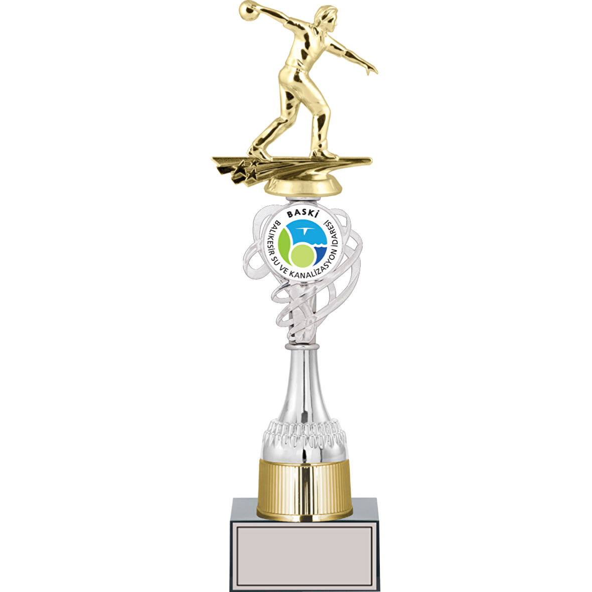 ODAK KUPA - Figürlü Kupalar - Bowling Erkek Figürlü Kupalar FG-036 B - 40 cm