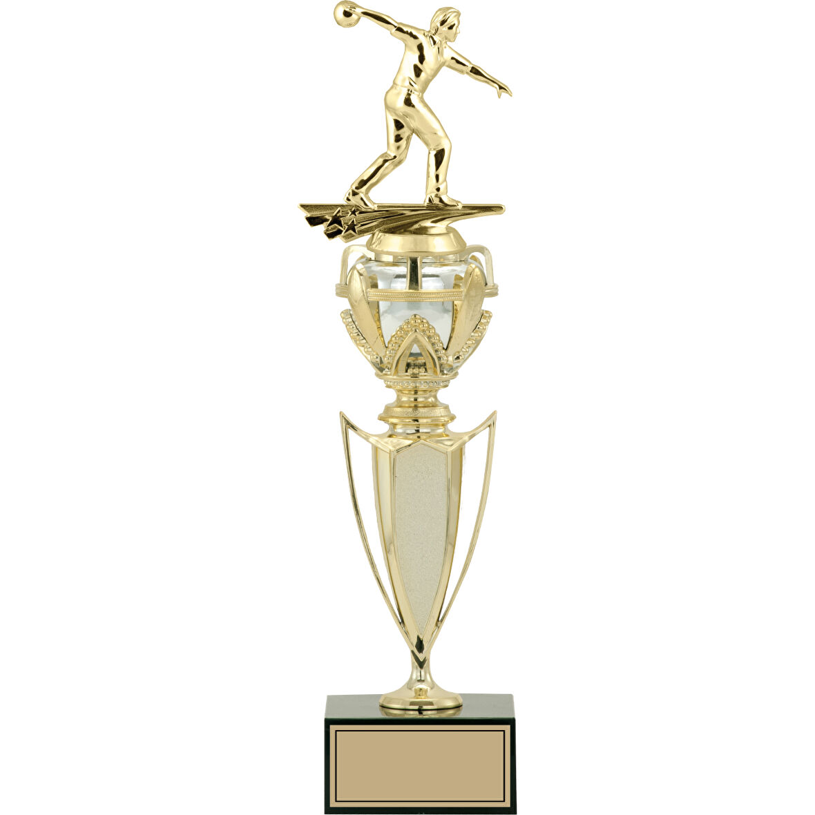 ODAK KUPA - Figürlü Kupalar - Bowling Erkek Figürlü Kupalar FG-044 B - 41 cm