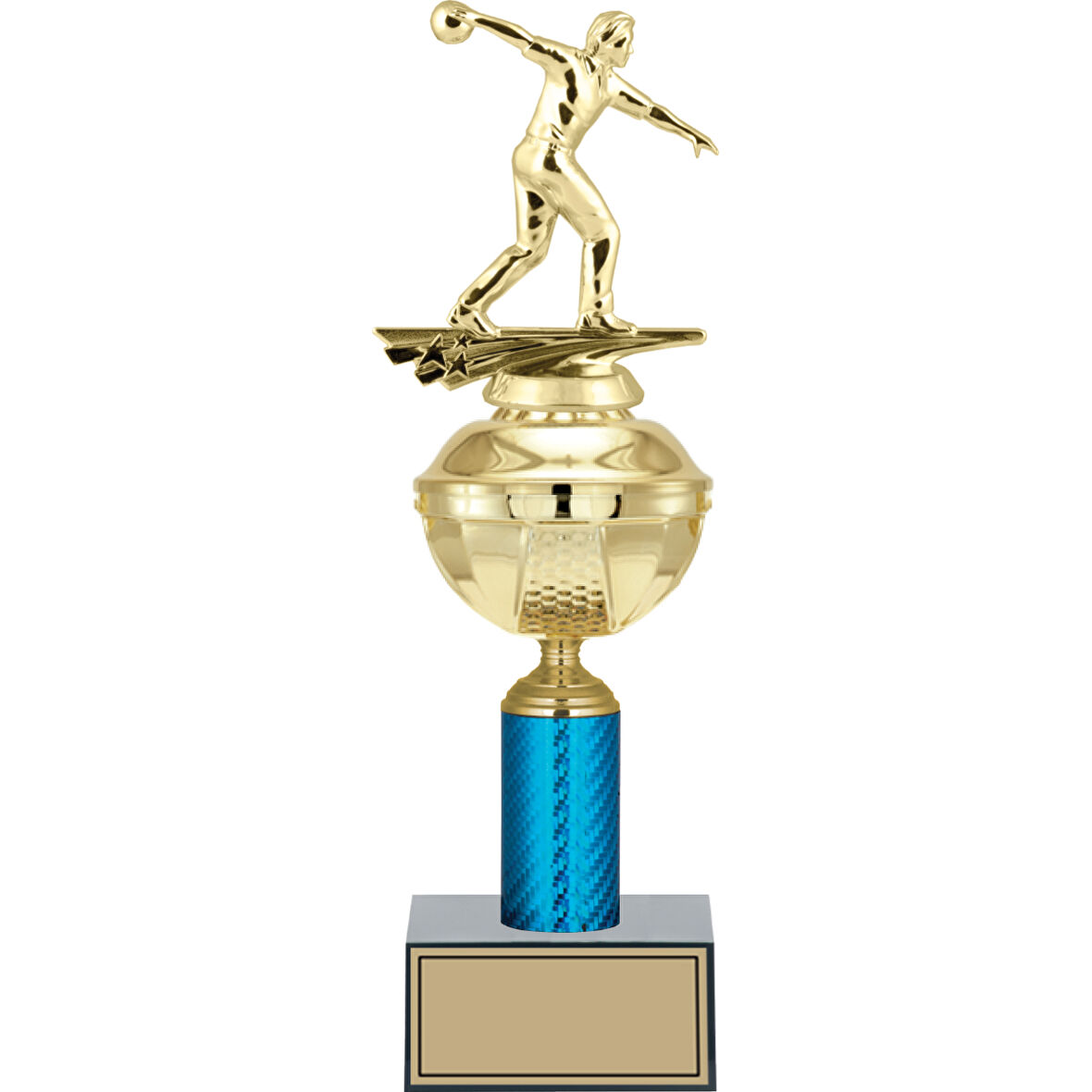 ODAK KUPA - Figürlü Kupalar - Bowling Erkek Figürlü Kupalar FG-051 C - 37 cm