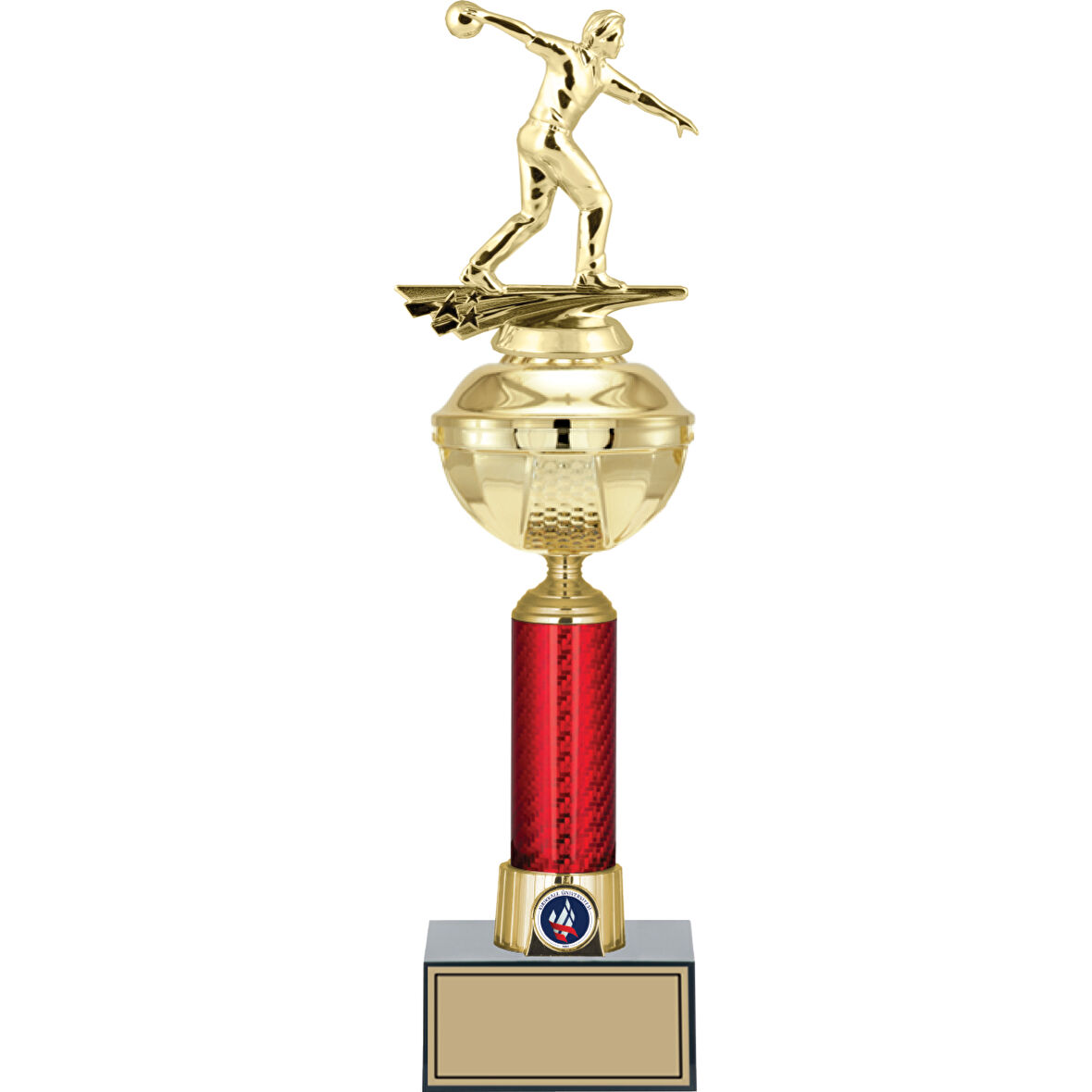 ODAK KUPA - Figürlü Kupalar - Bowling Erkek Figürlü Kupalar FG-053 B - 43 cm