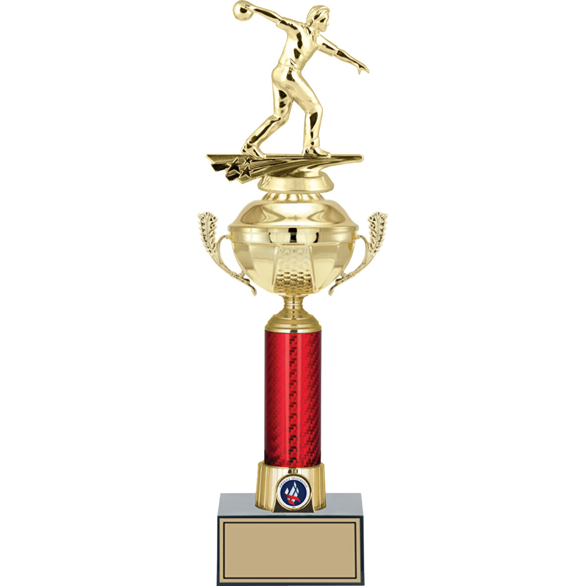 ODAK KUPA - Figürlü Kupalar - Bowling Erkek Figürlü Kupalar FG-054 B - 43 cm