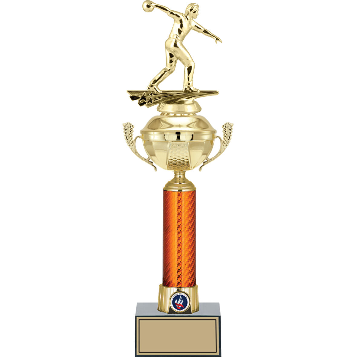 ODAK KUPA - Figürlü Kupalar - Bowling Erkek Figürlü Kupalar FG-056 A - 46 cm