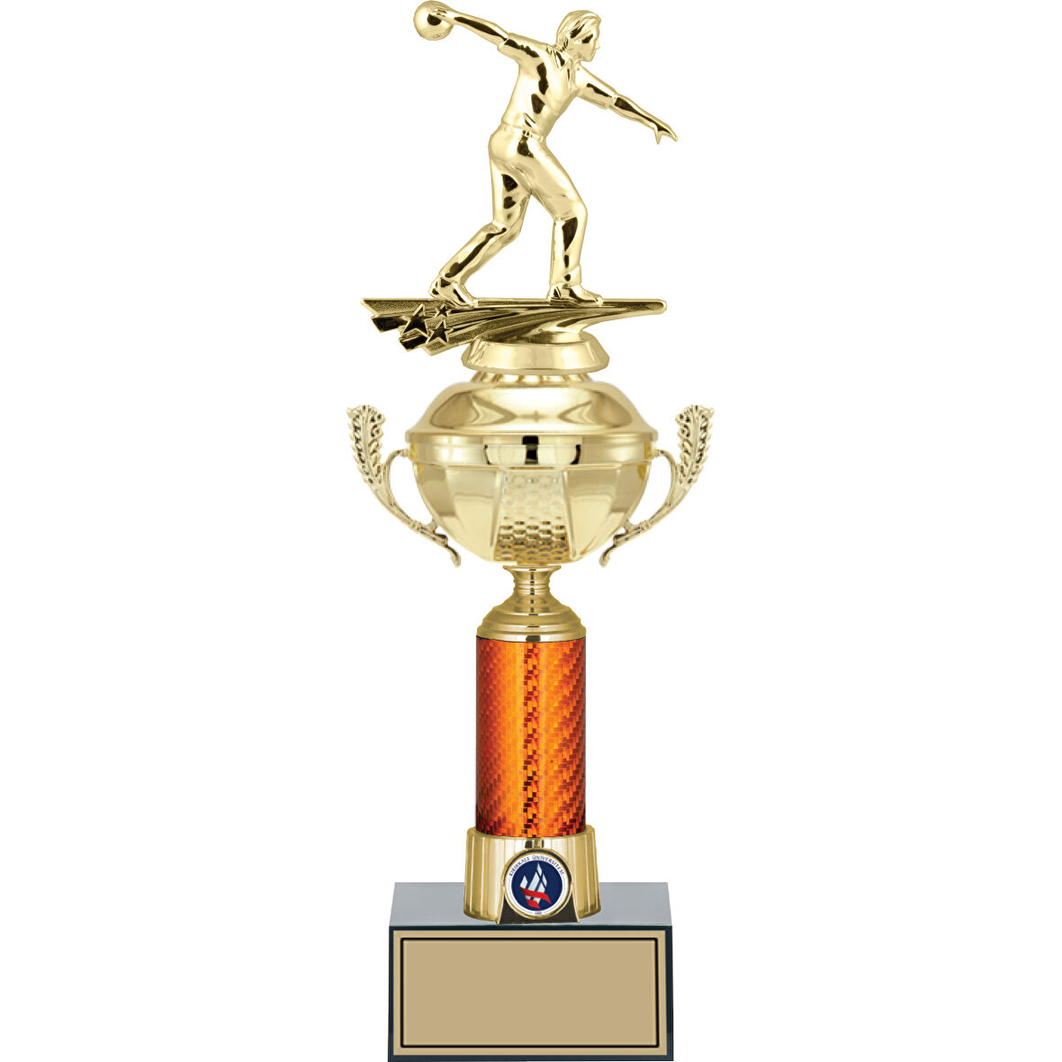 ODAK KUPA - Figürlü Kupalar - Bowling Erkek Figürlü Kupalar FG-056 C - 41 cm