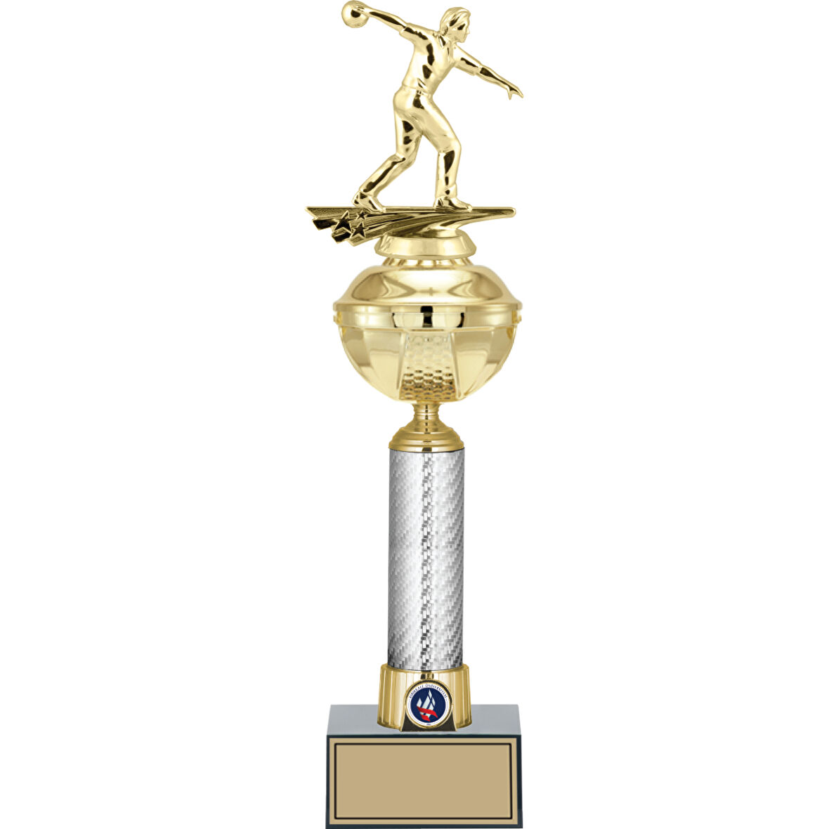 ODAK KUPA - Figürlü Kupalar - Bowling Erkek Figürlü Kupalar FG-057 A - 46 cm