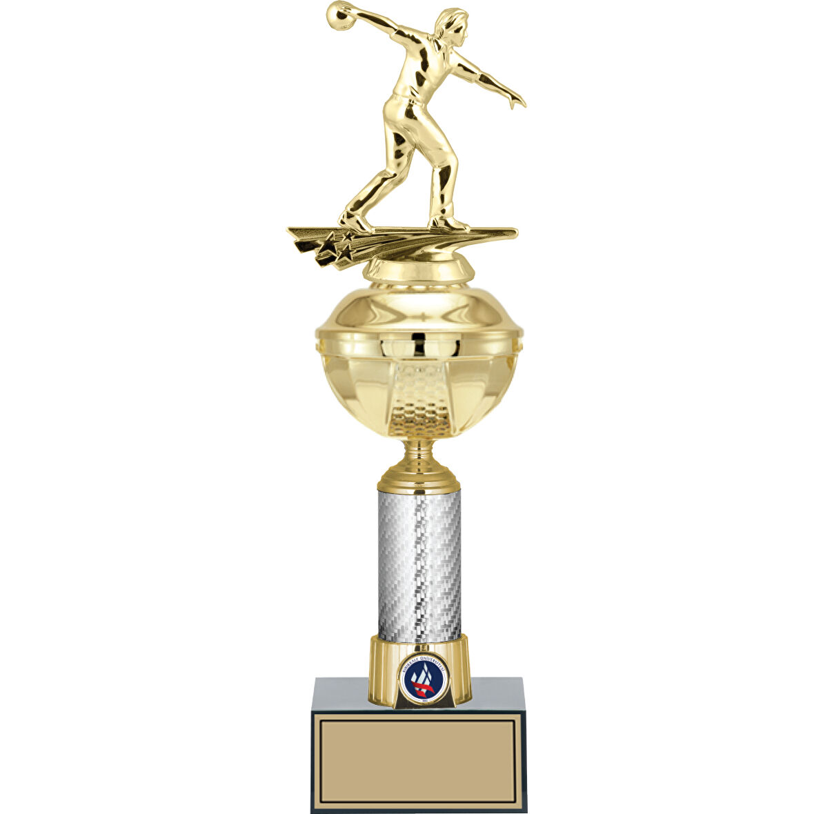 ODAK KUPA - Figürlü Kupalar - Bowling Erkek Figürlü Kupalar FG-057 C - 41 cm